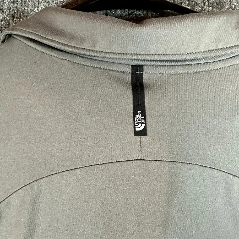 The North Face Polo Shirt Gray Stretch Performance Golf Men's Large
